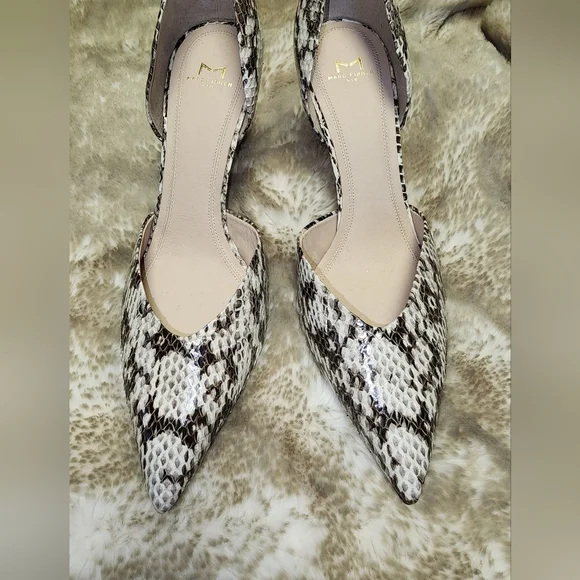NWOT Marc Fisher Tammy d'Orsay Snake Print Pump - Picture 3 of 8